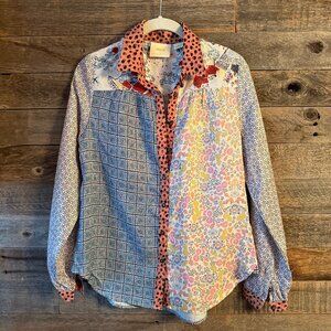 Anthropologie The Paz Buttondown Shirt by Maeve in XS